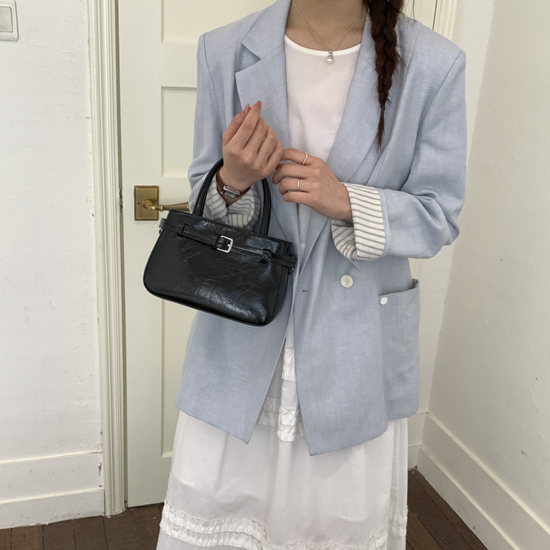 2026 Popular Foreign Trade Fashion Single-Shoulder Versatile Simple Crossbody Small Square Bag, Fresh Summer Hot-Selling Daily Women's Bag