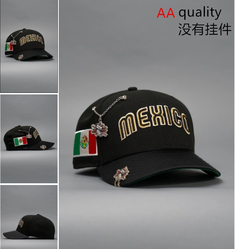 Comercio exterior transfronterizo al por mayor 2026 AA gorra de boca de pato bordado tridimensional ajustable gorra de hip-hop Yankees Dodgers