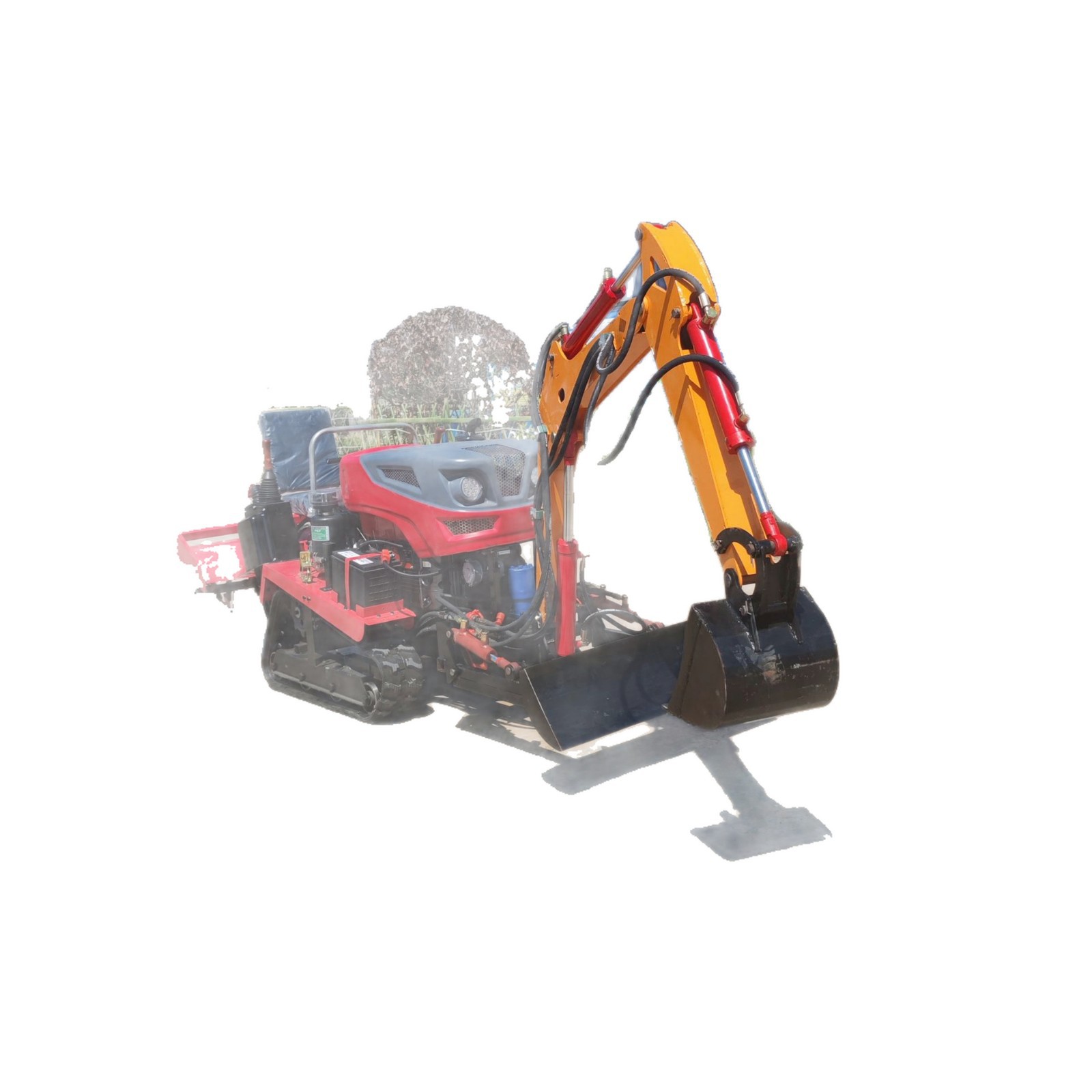 35 caballos de fuerza rastreo rotativo con brazo de excavación de tierras secas rastreo máquina de gestión pastoral