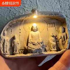 洛陽文化創造龙门石窟レリーフナイトライト冷蔵庫マグネット仏像ライトアップ立体マグネットギフトお土産コレクション