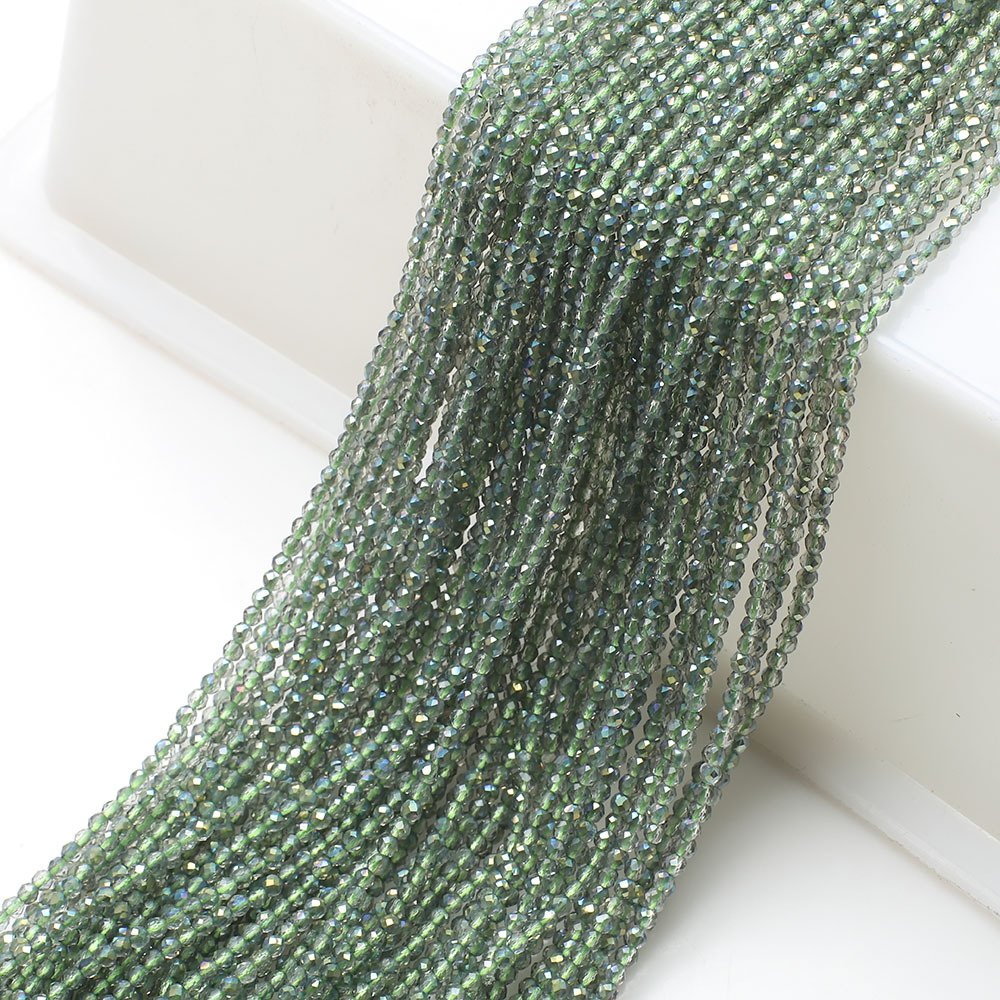 10g Weight Beads Jewelry Making Type 2MM Jewelry Making Size DIY Jewelry Accessories Classification 3 Pieces Per Pack Quantity Glass Material Solid Color Pattern Plating Design Elegant, Simple Style, Streetwear Style 3 Pieces Per Pack 2MM Glass Solid Color DIY Jewelry Accessories Beads 35