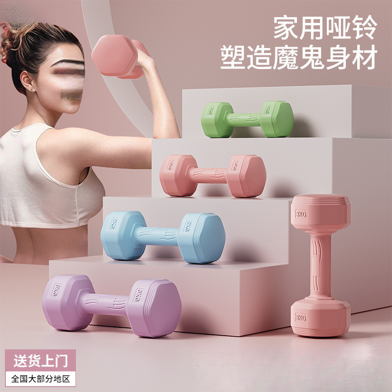 Dumbbells for Women, Fitness Equipment for Home, Slim Belly Barbell, Kettlebells, Children, Teenagers, Female Small Dumbbells, a Pair