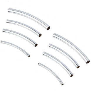 Cross-border stainless steel smooth hollow oval casing string rope bracelet necklace connection round elbow DIY jewelry accessories