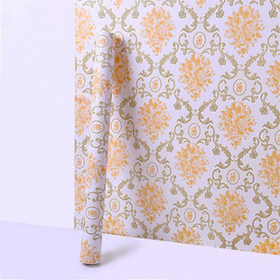 50m Large Roll Waterproof Self-Adhesive Wallpaper Bedroom Living Room Wall Sticker Background Furniture Sticker Paper Renovation Rental House Wallpaper
