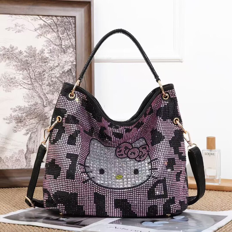 New Lightweight and Fashionable Hot Diamond High-End Handbag for Women, Versatile Commuting Style, Large Capacity, Cute One-Shoulder Cross-Body Bag New Lightweight and Fashionable Hot Diamond High-End Handbag for Women, Versatile Commuting Style, Large Capacity, Cute One-Shoulder Cross-Body Bag