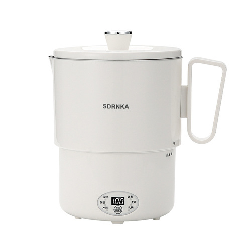 Japanese SDRNKA Portable Electric Kettle Collapsible Hot Water Cup Travel and Business Trip Insulated Boiling Cup Mini Electric Cup