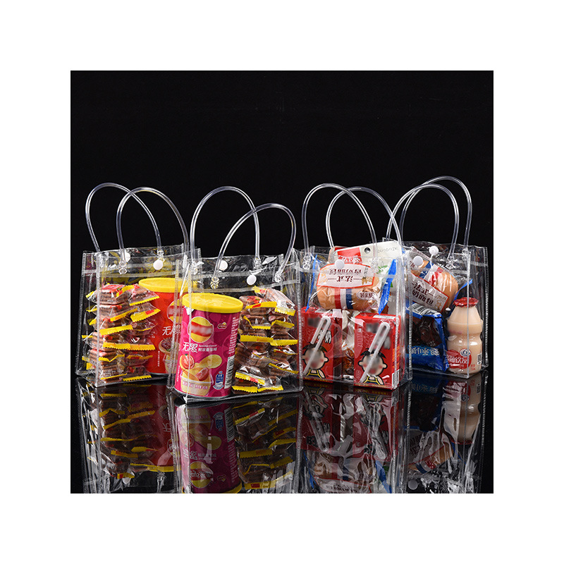 Bolsas de plástico con bolsas de regalo, bolsas de regalo impermeables, bolsas de plástico con logotipo imprimible, bolsas transparentes de PVC image 6