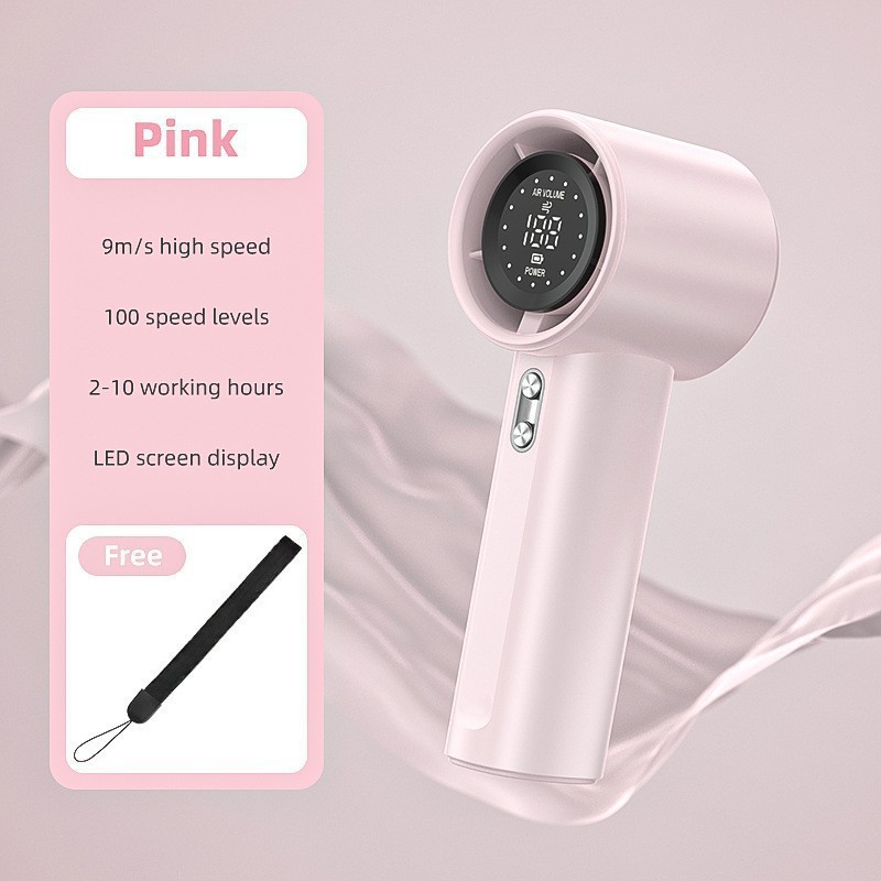 Sudeste asiático explosivo S001 ventilador portátil de alta velocidad USB 100 velocidad mini ventilador turbo violento digital