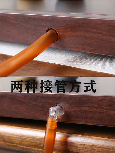 9WOR tea tray drain pipe with absorbent ball Kung Fu tea set accessories tea table leaking pipe silicone hose in