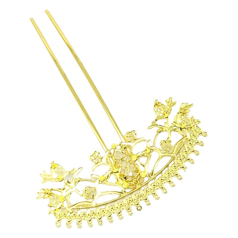 DIY антикварные украшения аксессуары для волос материал сохраняющий цвет сплав пористая кисточка шпилька для волос зажим для волос аксессуары