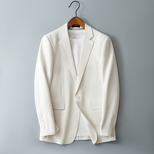 Shop Owner Style Suit Jacket Men's Suit Autumn Men's Trendy Brand Slim Fit Simple Fashion Versatile Casual Casual Wear Single Suit