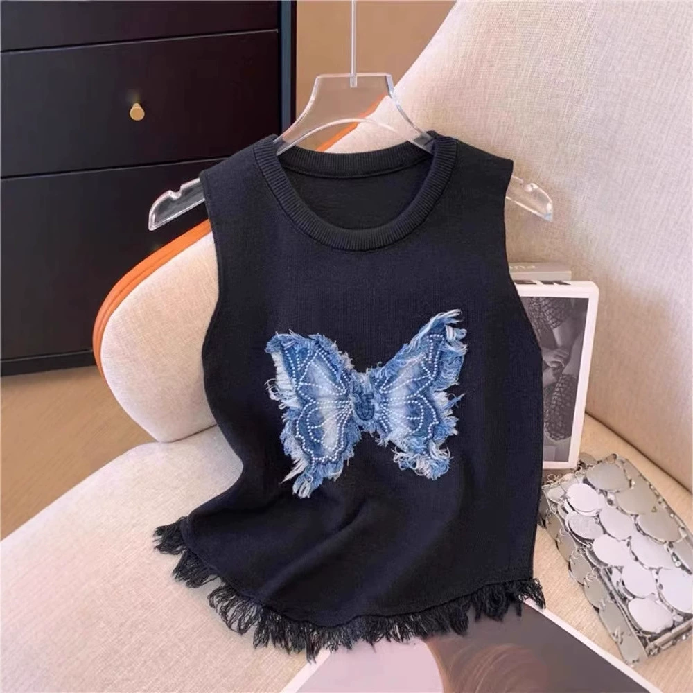 Summer bra top, short T-shirt sleevless, lifting effect