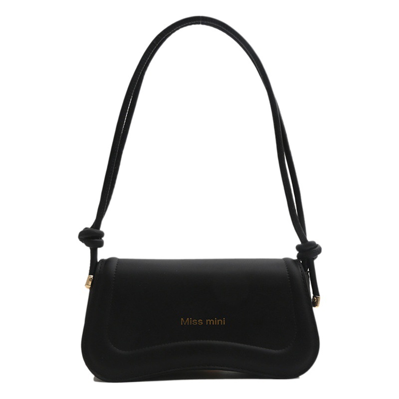 Textura bolso de axila portátil 2024 primavera nueva moda bolso de mensajero francés color sólido bolso cuadrado pequeño retro de un solo hombro