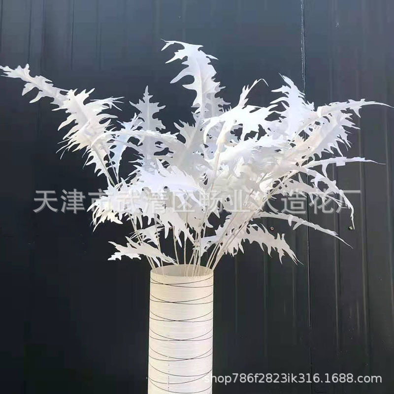 Flores artificiales blancas al por mayor para bodas, decoraciones de flores falsas, accesorios para techos de hoteles, flores artificiales blancas para celebraciones de bodas en salones de boda. image 61