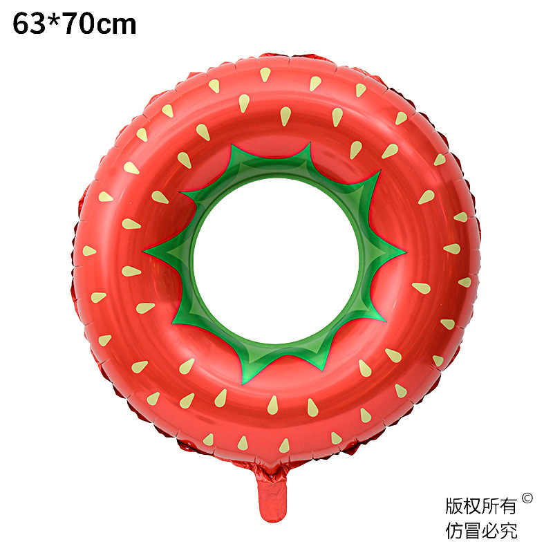 Decoración de globo hawaiano de playa, palmera de coco, anillo de natación, palmera tropical, hoja de coco, nuevo globo de aluminio con forma de flamenco.