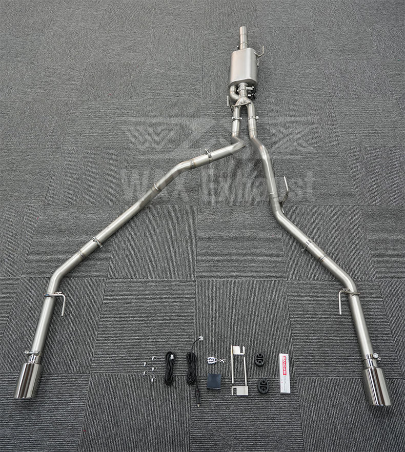 Car Exhaust System Modification Suitable for 2015-2022 Ford Raptor F150 Stainless Steel Exhaust Pipes