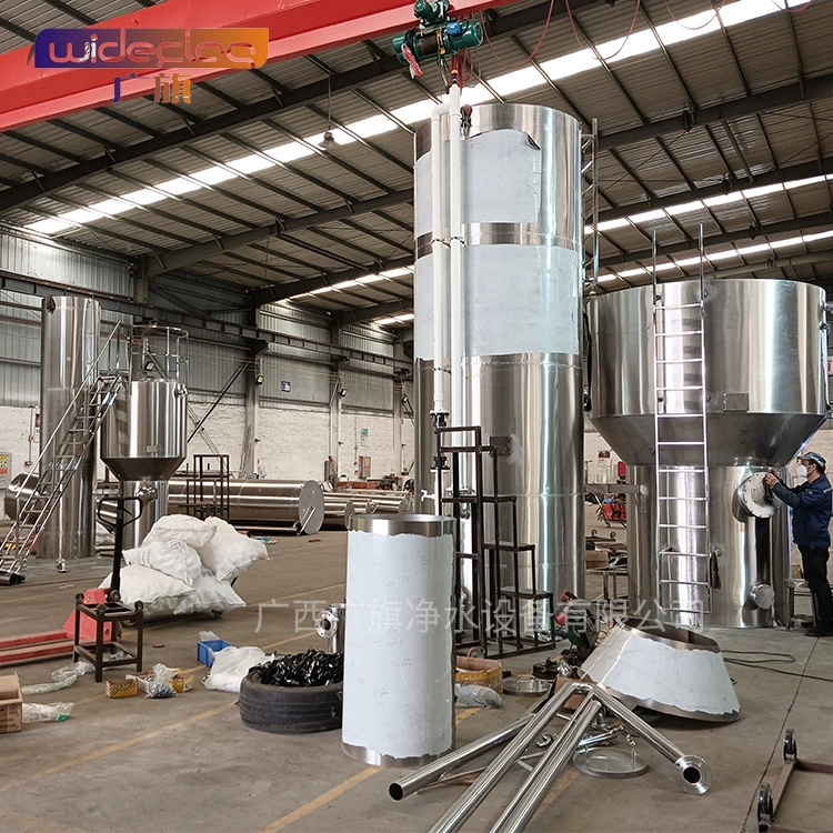 Интерьерное оборудование для трансформации воды, встроенное оборудование для очистки воды, материал из нержавеющей стали, фильтрованная пружина, резервуар для речной воды, колодец воды