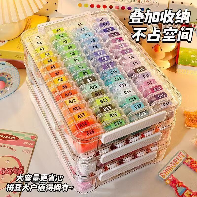 Manufacturer's Bead Storage Box, Bead Inner Box, Tool Transparent Plastic Box, Square Parts Packaging Box, Jewelry Box