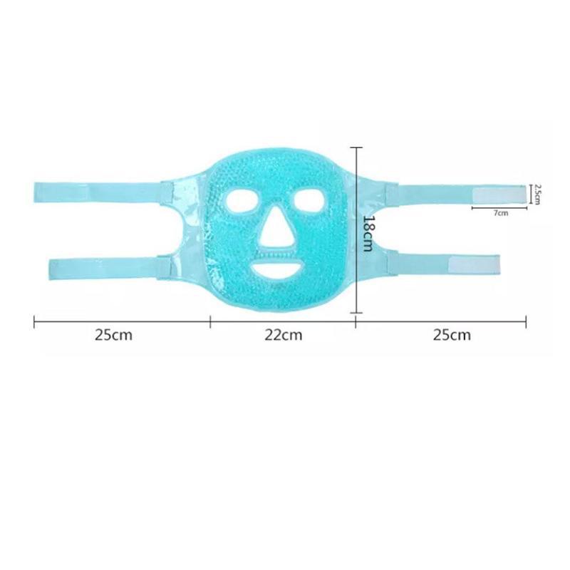 PVC felpa fría y caliente compresa máscara de belleza gel máscara de hielo máscara de enfriamiento máscara de hielo compresa máscara de ventas directas de la fábrica