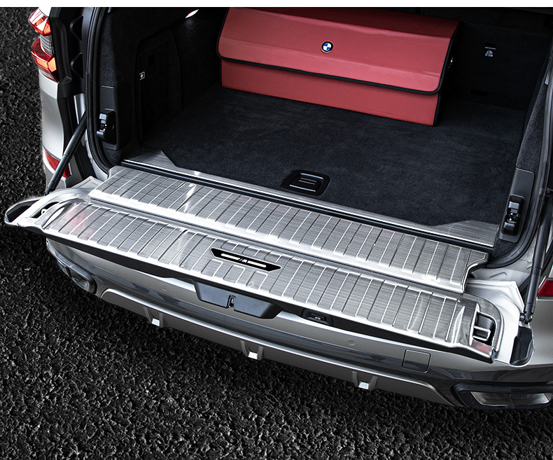 Suitable for Bmw's New X5Lx7 Rear Guard Plate, Threshold Strip, Trunk Cover, Protective Plate, Modified Interior Decoration Accessories