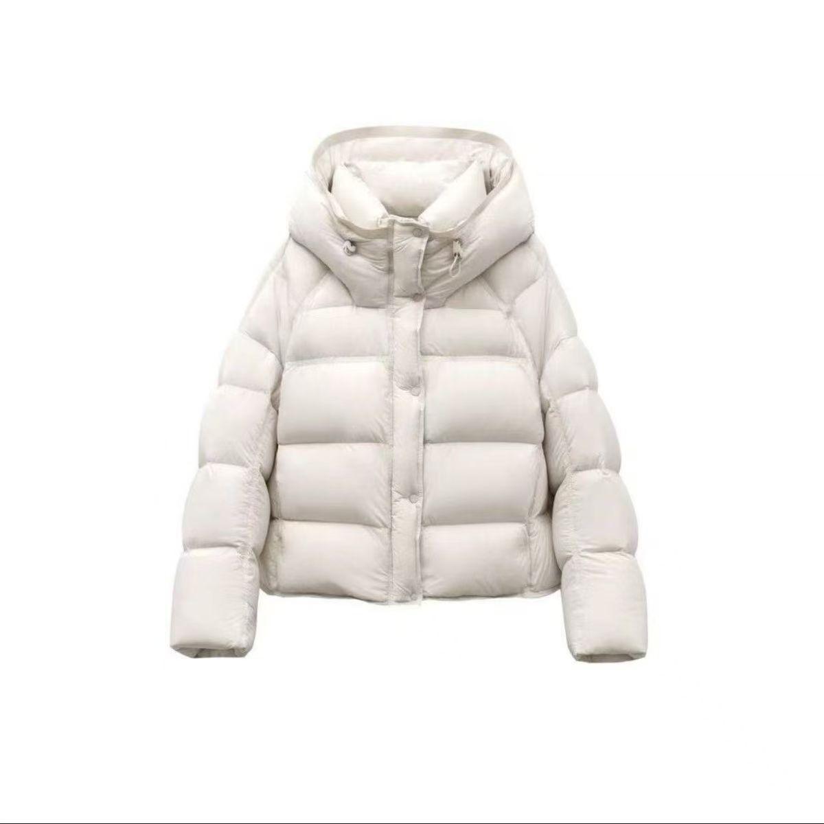 Puff corto moda casual ropa de algodón para mujeres otoño y invierno 2025 nuevo suelto con capuzas abrigo de pan de moda image 3