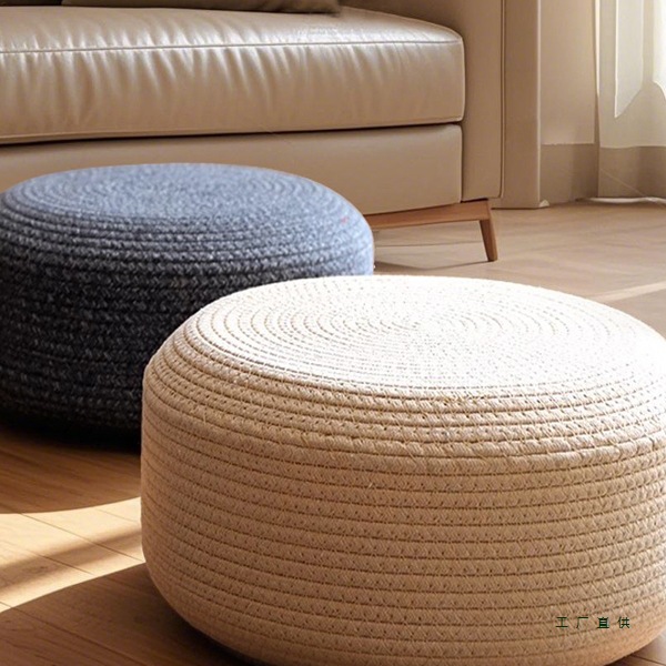 蒲团坐垫地上家用团蒲客厅小坐墩子榻榻米地毯飘窗小凳子矮凳地垫