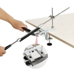 S06爆款定角磨刀器铝合金360度翻转厨房家用SYtools省力磨刀器