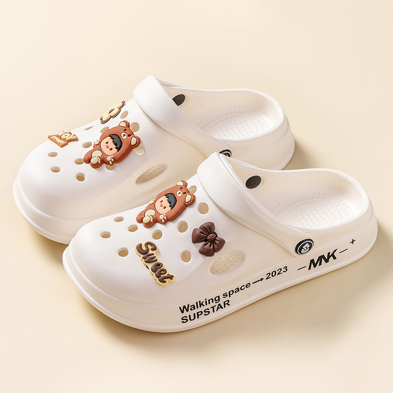Monique DIY Clog Shoes for Women, Summer Sandals with Thick Soles, Non-Slip Eva, Comfortable Sandals, Ballet Clog Shoes Monique DIY Clog Shoes for Women, Summer Sandals with Thick Soles, Non-Slip Eva, Comfortable Sandals, Ballet Clog Shoes