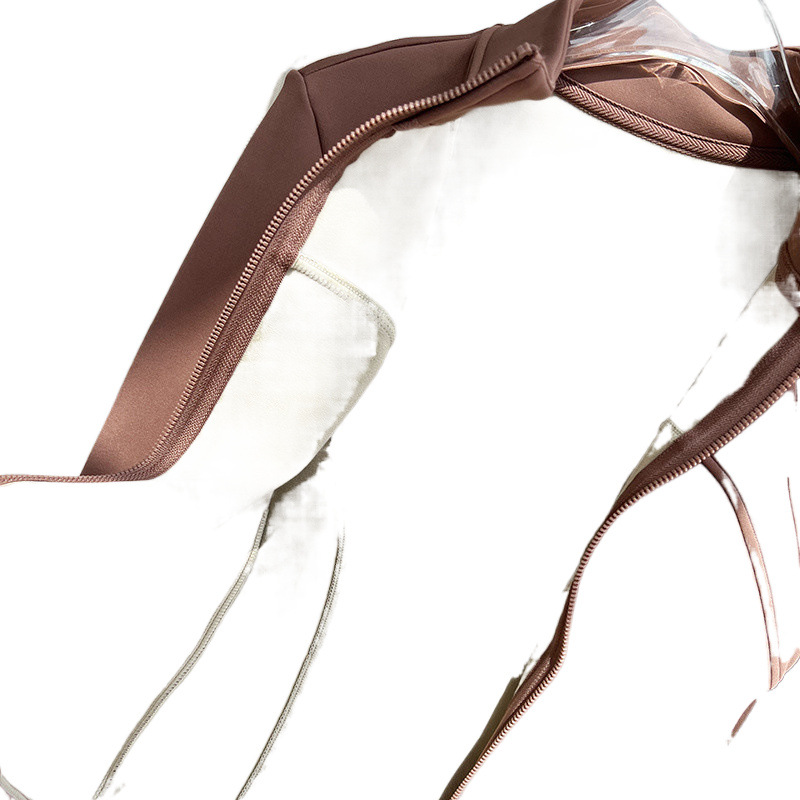 본인에게 좋은 물건입니다. 추천 벨벳 방풍 스탠드 칼라 요가 재킷, 따뜻하고 슬림한 스포츠 긴팔 가을과 겨울 피트니스 의류