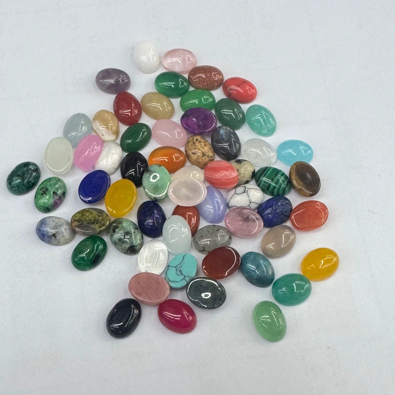 Organic gemstone for ring, accessories, 6x, x8, DIY