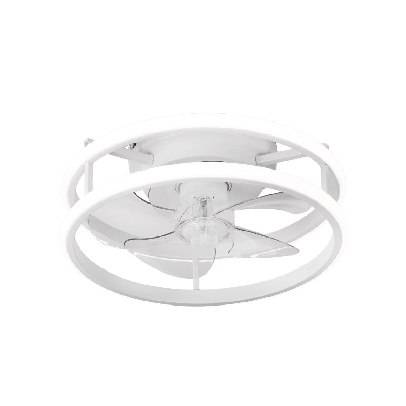Ventilador de Techo Invisible con Luz de Acrílico, Silencioso, Luz Tricolor, para Dormitorio y Sala de Estar image 6