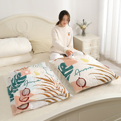 Thickened vacuum compression bag, air extraction blanket storage bag, household clothing storage travel bag, moving packing bag, large size