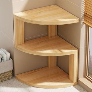 Desktop Bookshelf Corner Storage Rack Desk Triangle Corner Cabinet Table Corner Cabinet Bedroom Bedside Corner Storage Rack