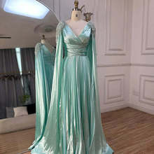 速卖通独立站外贸欧美新款宴会高端晚礼服皱褶大摆重工礼服女高定