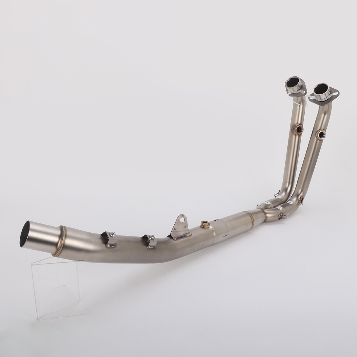 Suitable for modification of the CFMOTO 450MT motorcycle exhaust pipe, 450MT front section fully connects to the original factory diameter muffler