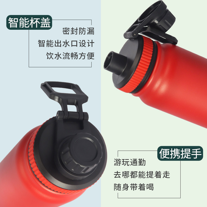 携帯型屋外フィットネス取っ手運動水筒アメリカ30oz対外貿易304ステンレス宇宙ポット保温カップ|undefined