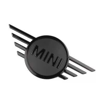 Suitable for Bmw Mini Decorative Car Logo F Series F54F55F60 Modified Logo Countryman Mini Letter Logo (Car logo) - matte-black