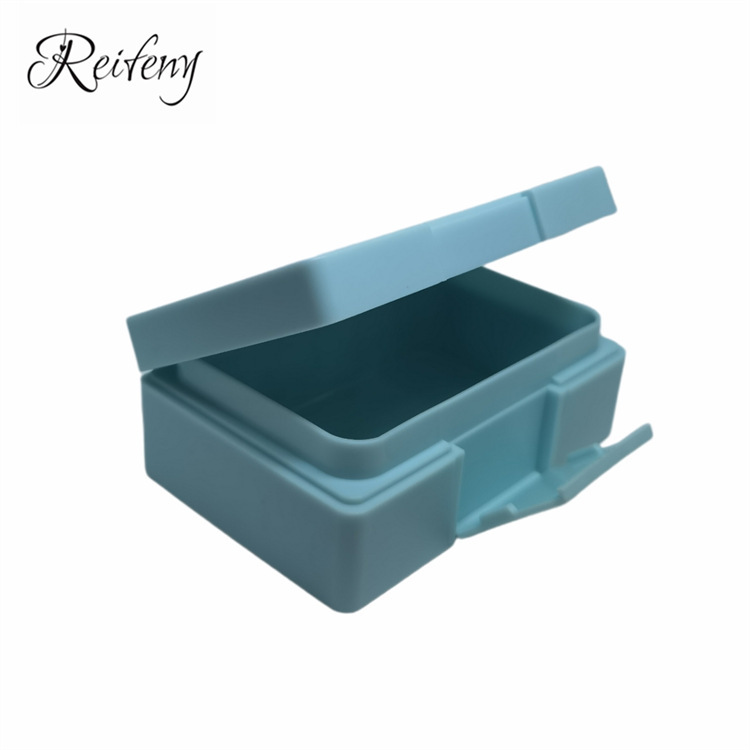 New 100g hair wax packaging material shell square flip hair film box factory direct sales washing and protection packaging empty shell injection molding process