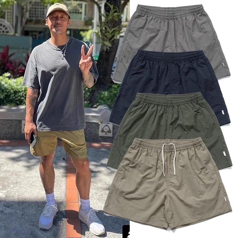 American Trendy Brand Knee-Length Shorts for Men, Summer Quick-Dry National Trend Sports Beach Shorts, Casual Loose Shorts Trendy American Trendy Brand Knee-Length Shorts for Men, Summer Quick-Dry National Trend Sports Beach Shorts, Casual Loose Shorts Trendy
