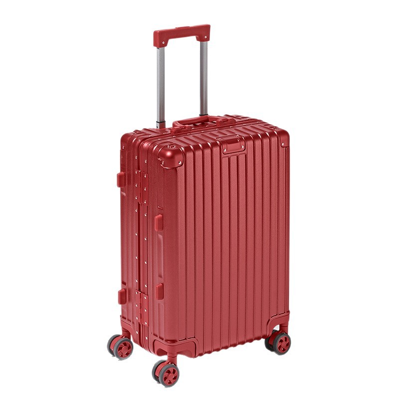 Maleta de bodas roja, maleta de boda, maleta de cuero, maleta de novia, dote, maleta completa, caja de tracción