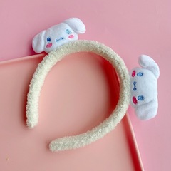 三麗歐洗臉發箍可愛毛絨玉桂狗髮飾束髮帶美樂蒂少女心毛絨頭飾潮