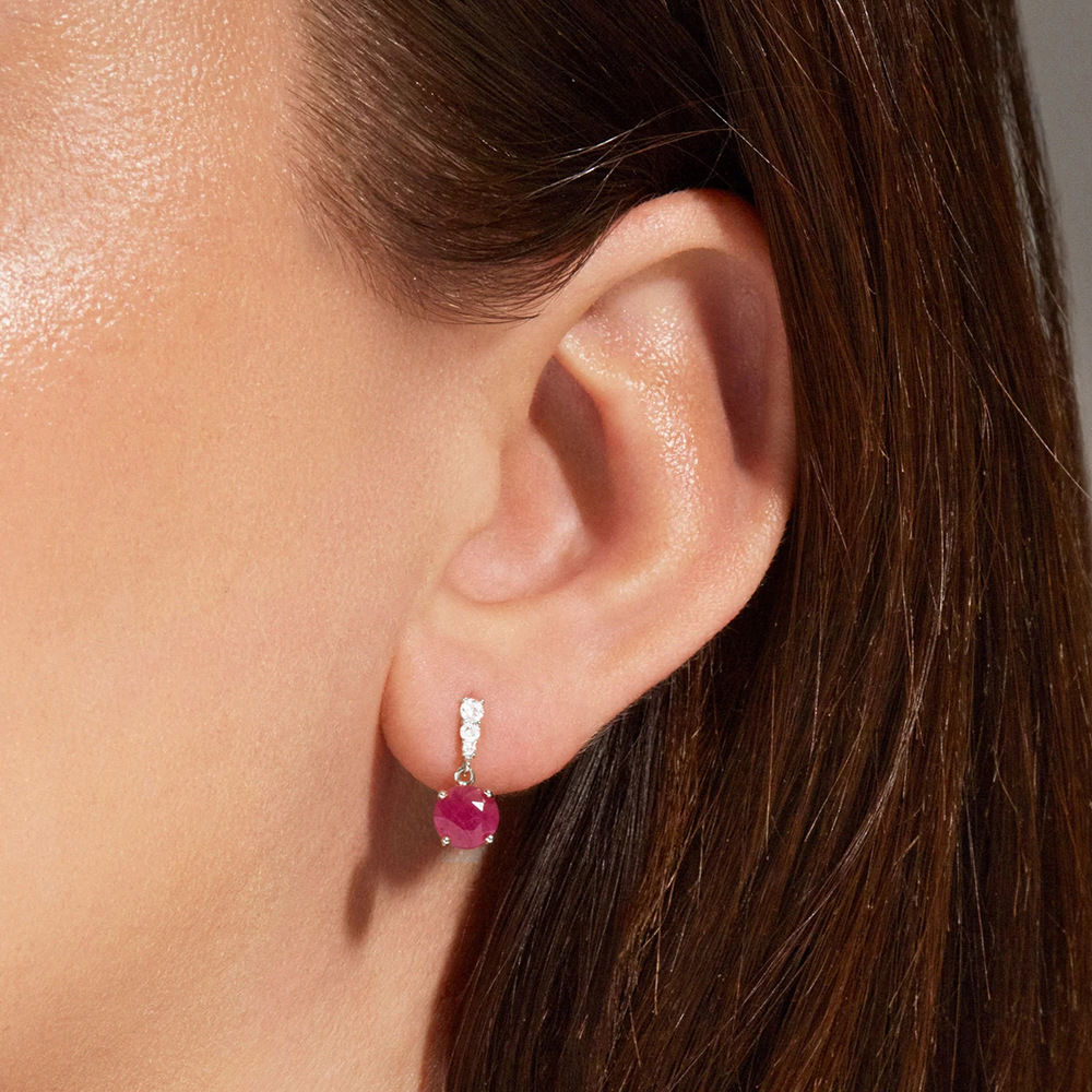 4g Weight 925 Sterling Silver Ear Needle Material Zircon Inlay Material Earrings Classification 1 Pair Quantity Daily Occasion 925 Sterling Silver Material Geometric Pattern Women's Gender Plating, Inlay Design Simple Style Style 1 Pair 925 Sterling Silver Zircon Geometric Earrings 7