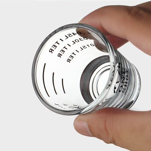 Thickened glass Aarz cup 60 oz measuring cup concentrated cup Italian coffee cup large/small