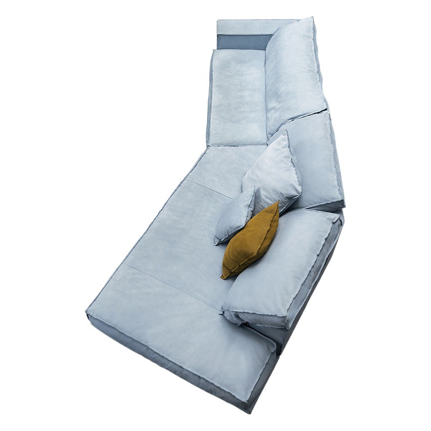 Italiano Baxter esmerilado sofá de tela sala de estar especial en forma de sofá esquina concubina Imperial Gran apartamento tecnología tela sofá muebles