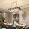 Crystal pendant, ceiling lamp for living room, modern lights, light luxury style, simple and elegant design, 2022