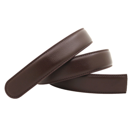 Men's automatic buckle belt body, two-layer cowhide belt, 3.1CM strip, men's trouser belt, cross-border foreign trade inch three