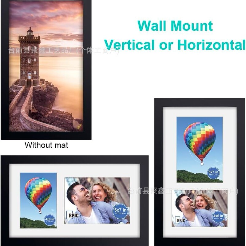 Cross-Border Collage Photo Frame Graduation Season Photo Frame Commemorative Living Room Bedroom Wall Art Decoration Mural Study Room Wooden Photo Frame