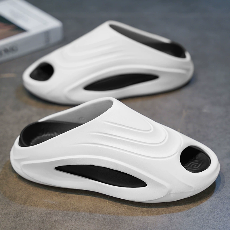 Персонализированные весенние летние корейские тренды дикие студенты slippers классические мужские пляжные тапочки