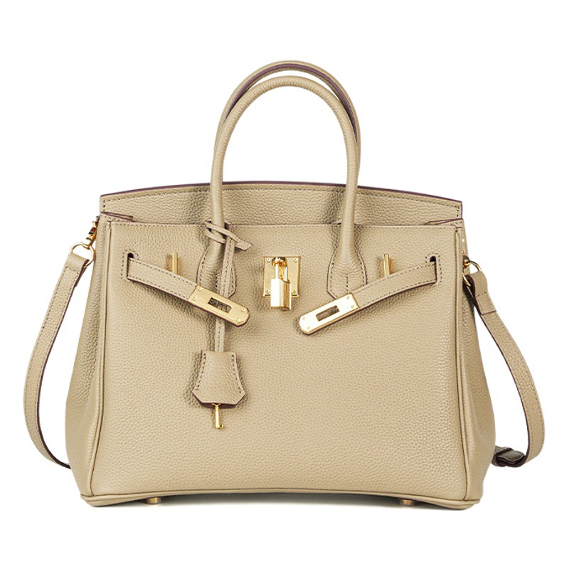 ワックス糸togo頭層牛革手作りプラチナバッグ高バージョン本革女性バッグロック気質カジュアルハンドバッグ