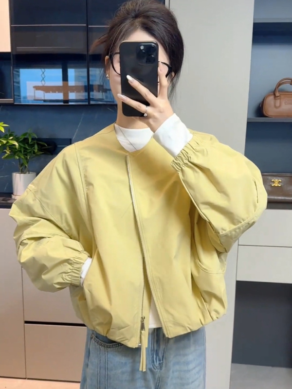 短款外套女秋季新款2025年流行薄款超好看棒球服休闲百搭夹克上衣|undefined